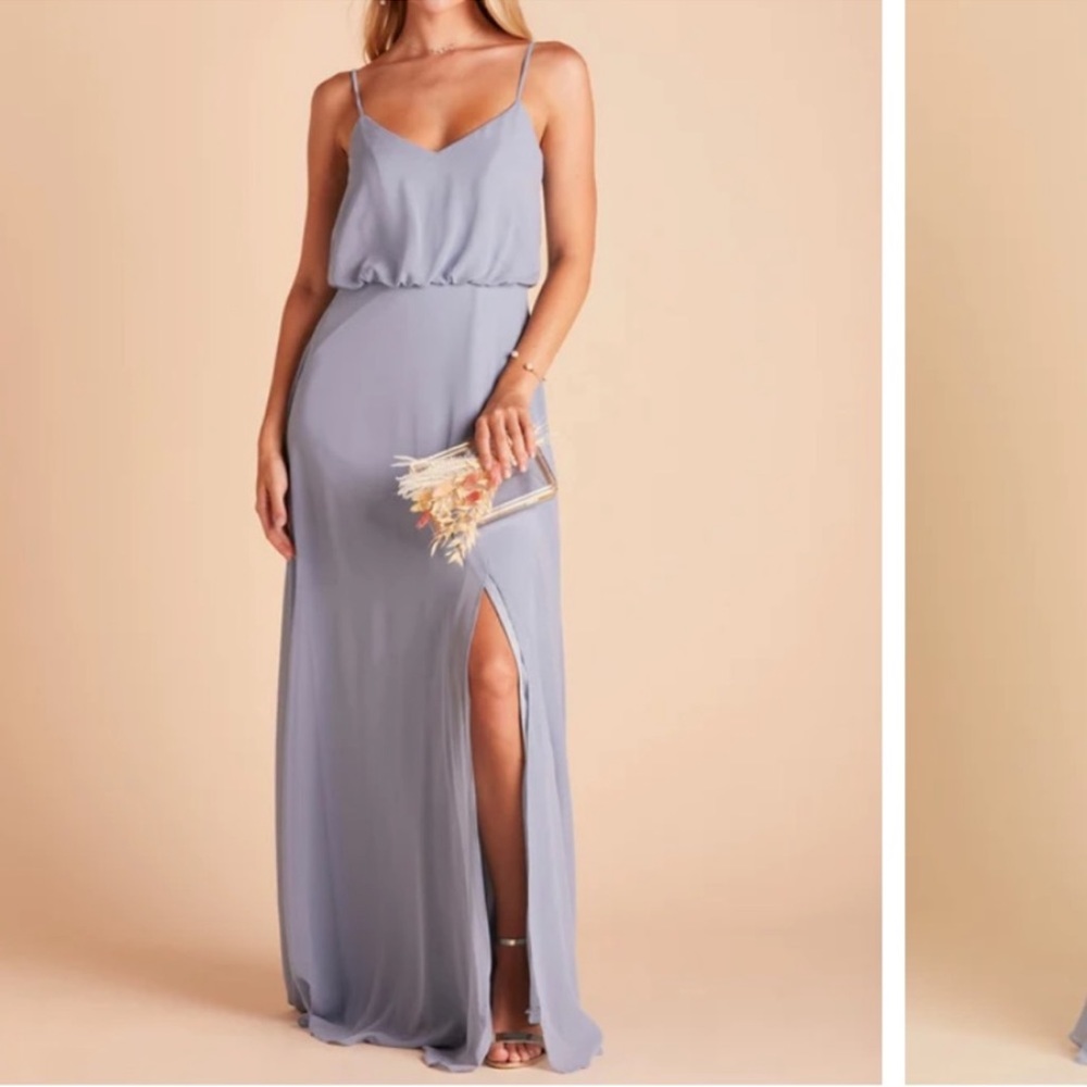 Birdy Grey Dusty Blue bridesmaid dress!